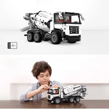Xiaomi MITU Inžinerijos Maišytuvas Sunkvežimių Statybinių Blokų Automobilių Žaislas Vaikams Kalėdų dovana asamblėjos Pastato plytos 900+ dalys galvosūkiai 