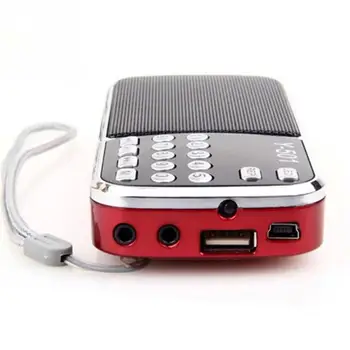 Y-501 Skaitmeninis Susitvarko Vyresnio amžiaus Nešiojamų 3.5 mm Audio Mini LCD Skaitmeninis FM Radijo SpeakerB TF Kortele, Mp3 Muzikos Grotuvas 3W