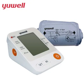 YUWELL Rankos kraujospūdžio matuoklis Automatinis Skaitmeninis LCD Įranga Sphygmomanometer Matuoklis, Kraujo Spaudimo Matuoklis Ye-670D