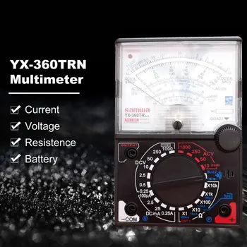 YX-360TRn Multimetras Analoginis Plastiko Korpuso Gabaritai AC DC Volt Ohm srovėmis, Mutimeter Elektros Žymiklį Multitester