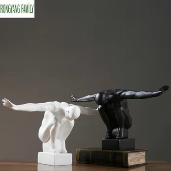 Šiaurės Ornamentu Skulptūra Plaukioja Savarankiškai Pobūdžio Statula Derva Modelis Abstrakčiai Namų Judesio Figūrėlės Rankų Darbo Paveikslas Dekoro Amatai