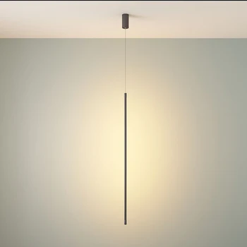 Šiaurės kūrybos vertikali juostelė valgomasis žibintai miegamasis studijų naktiniai priimamus šviesos dizaineris minimalistiniai šviestuvai