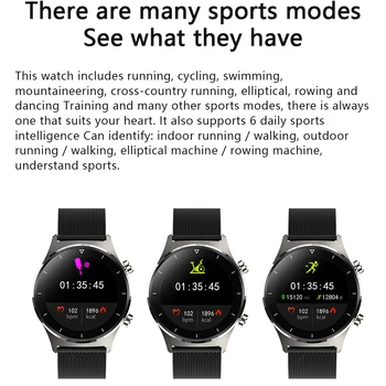 Želė Šukos E13 Vyrų Sporto Smart Žiūrėti Kelis Sporto Režimas, GPS palaikymu Pedometer jutiklinių Smartwatch 